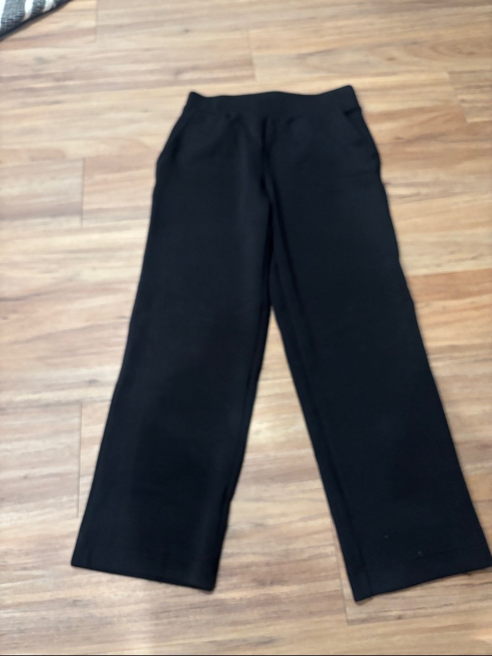 Classic Black Wide-Leg Sweats